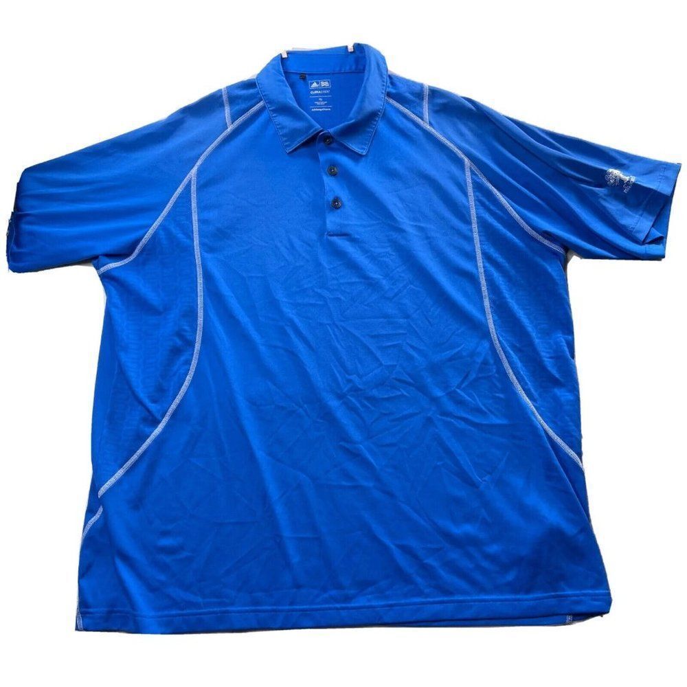 Adidas Blue Performance Polo Shirt